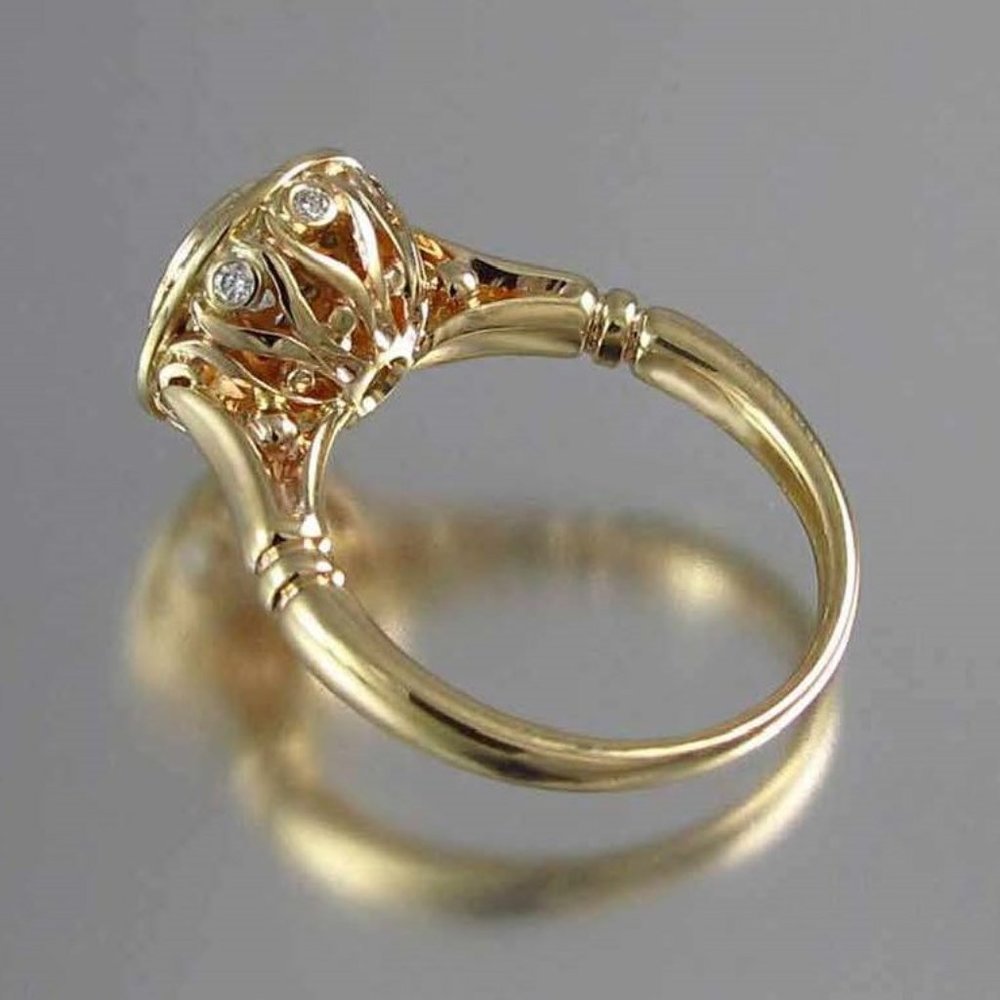 Hera Bridal Set - Solid Brass - AAA Austrian CZ - Picture 6 of 8